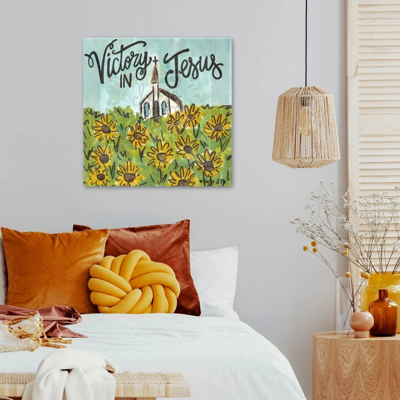 Victory In Jesus - Wrapped Canvas
