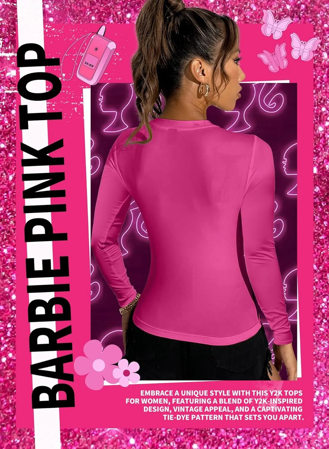 Women's 3D Body Print Crop Tops - Y2k Bikini Boob Graphic Tee Shirt Aesthetic Heat Map Sexy Festival Concert Outfit