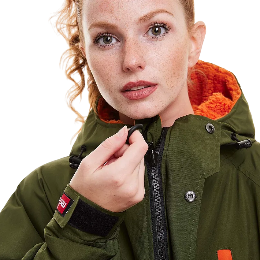 Women's Long Sleeve Pro Change Robe EVO - Parker Green