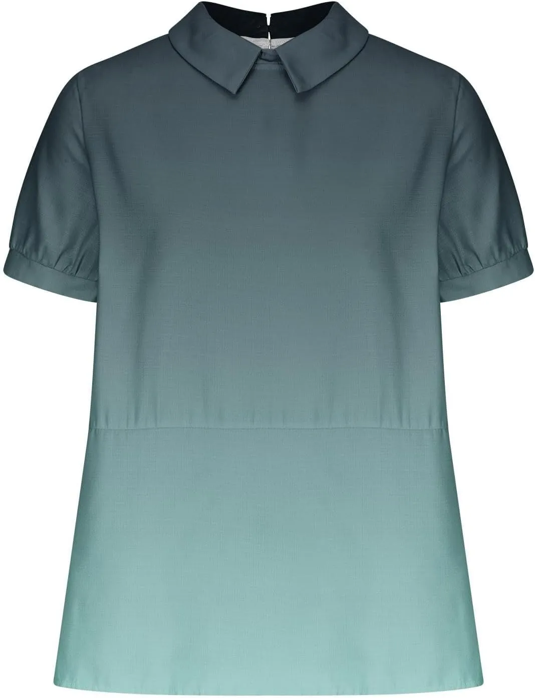 Womens Summer Tops Short Sleeved Creative Gradient Patchwork Color Cute Shirt T Shirt Shirts for Women Linen Blouses